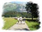 Alice, Rolf, and Irmi in Kloental, Switzerland  (2006)