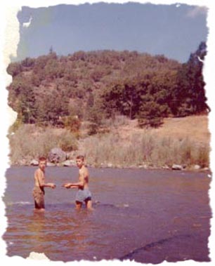 Jim & Ron -- Gold Hill, Oregon  (1962)